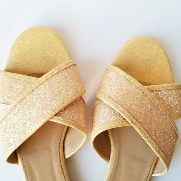 J.Crew | Cora Glitter Crisscross Slip-on Sandal - Picture 3 of 6